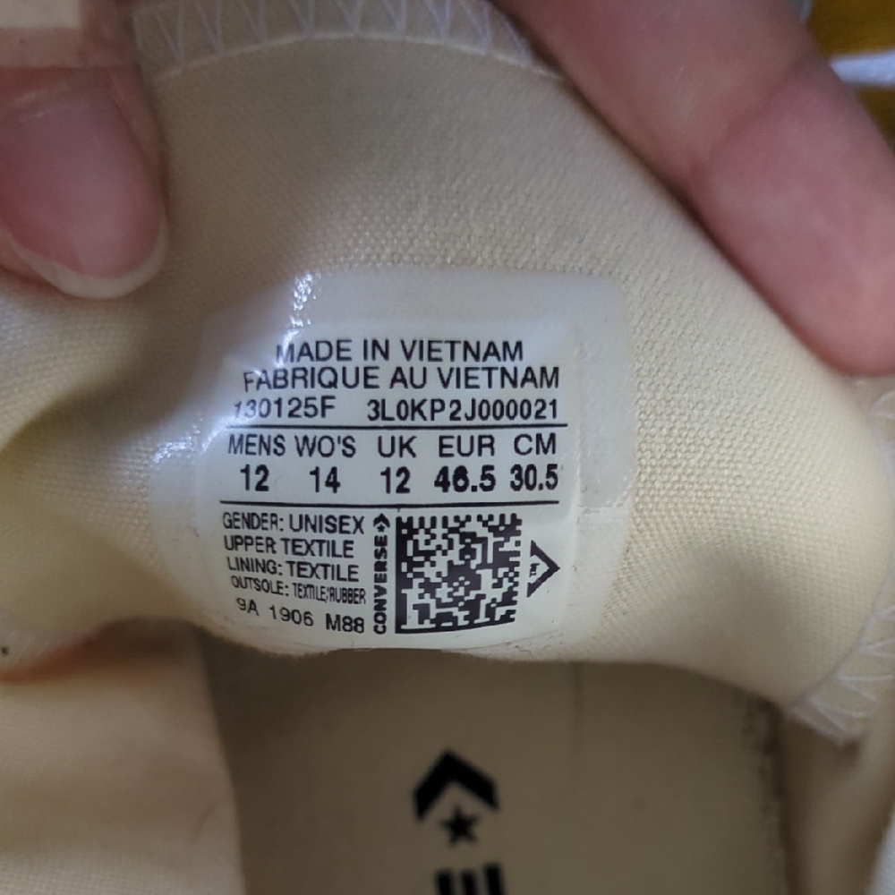 Converse Yellow High-Top Sneakers - Picture 2 of 5